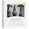 EasyToys Anal Collection Kit de 3 plugs Pleasure Noirs